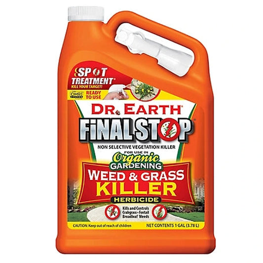 Dr. Earth Final Stop Weed & Grass Killer Herbicide Ready To Use Gallon