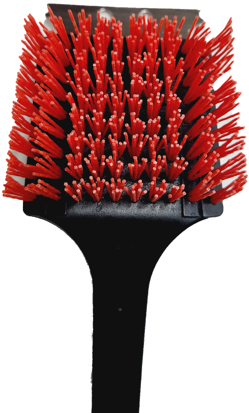 Flame Gro Nylon Grill Brush, Red