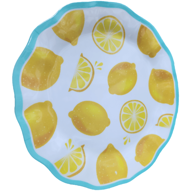 OEM Co Melamine Dinner Plate, Lemons – The Growers Depot