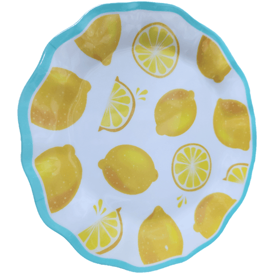 OEM Co Melamine Dinner Plate, Lemons