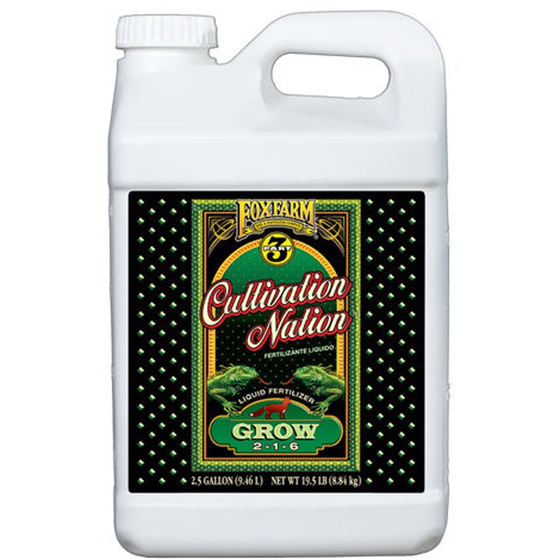 FoxFarm Cultivation Nation Grow 2-1-6, 1 Gallon