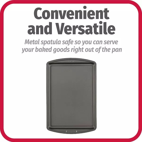 GoodCook Professional Steel Nonstick Cookie Sheet Bakeware Pans 3 Pack(Open  Box)