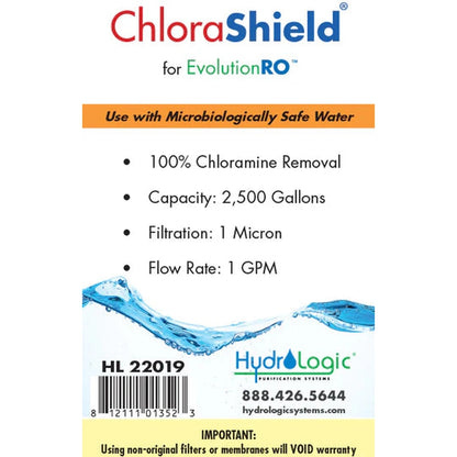 Hydro-Logic Evolution-RO™ ChloraShield®