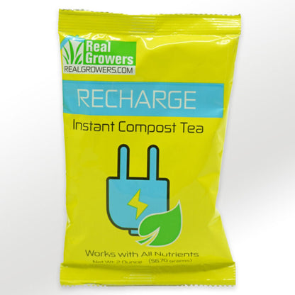 Real Growers Recharge Natural Plant Growth Stimulant 2oz Compost Tea