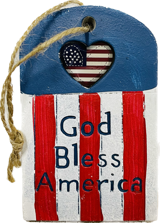 Patriotic Plaque Decor