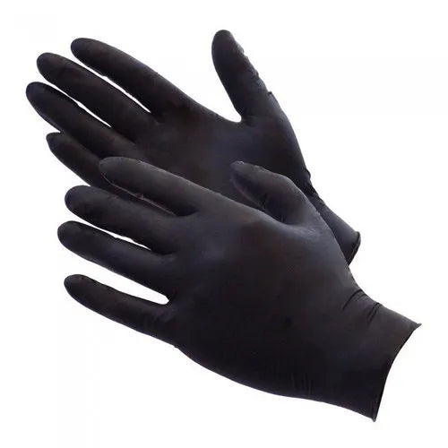 GP CRAFT BLACK NITRILE GLOVES LARGE 100 CT