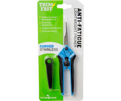 Trim Fast Curved Stainless Lightweight Pruner, Blue